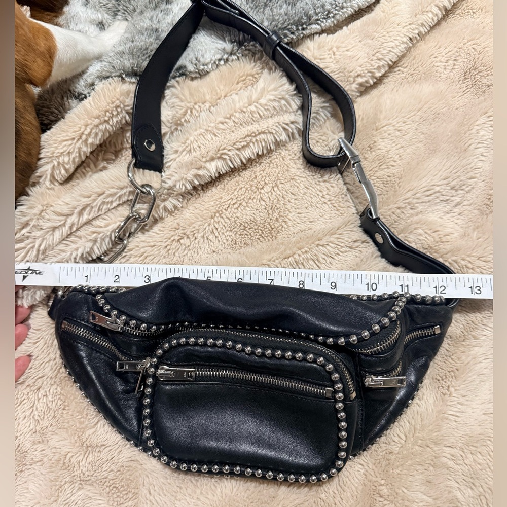 Alexander Wang Studded Black Bum Bag - Picture 8 of 10